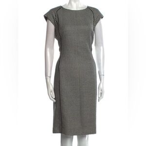 Nina McLemore Black and White Houndstooth Dress